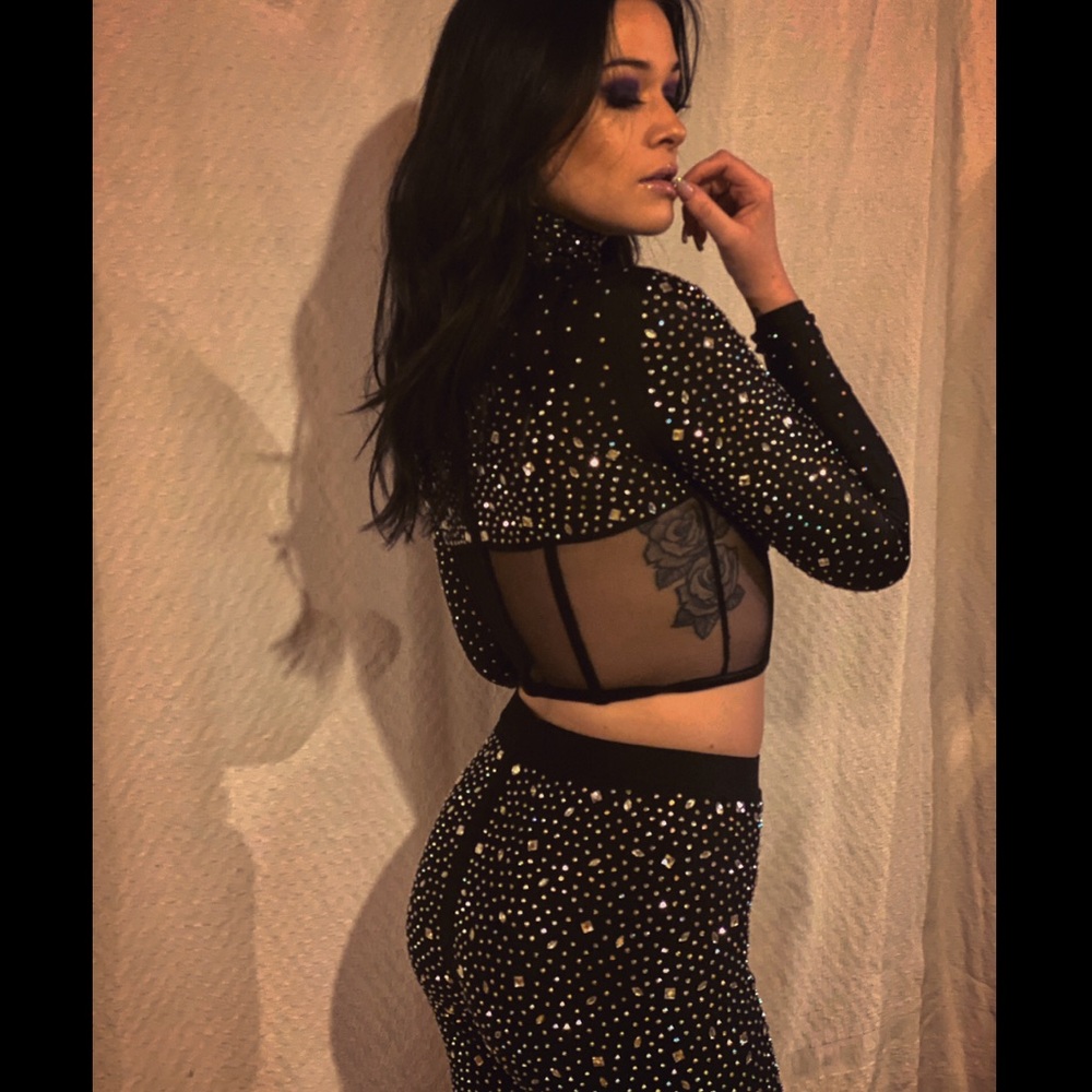 Embellished two piece